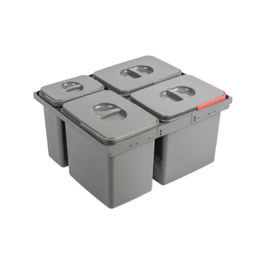 Sistem kontejnera  MULTINO NEW 600 3X15L + 1X7L antracit