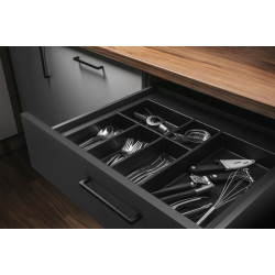 Spremnici za segregaciju AxiSpace, za širinu ladice 600 mm, 2X15L, 2X7L