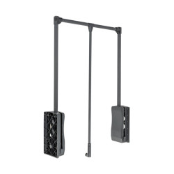 Garderobni lift 45/60, čelik- 100% sivi