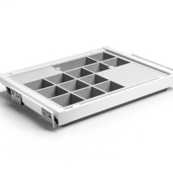 Organizator za ladice s tihim zatvaranjem ELITE 700mm, bijeli