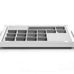 Organizator za ladice s tihim zatvaranjem ELITE 800mm, bijeli