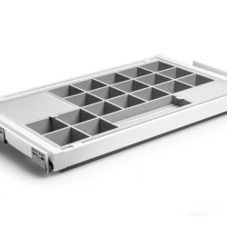 Organizator za ladice s tihim zatvaranjem ELITE 900mm, bijeli