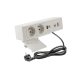 Utičnica za namještaj BAR, 2x francuska utičnica, 1xUSB A, 1xUSB C. 1xRJ45,1xHDMI,, kabel 1,5m, bijeli