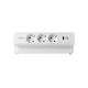 Basco utičnica za namještaj, 3 x Schuko utičnica, USB A+C, kabel od 1,5 m, bijela s montažom