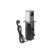 Tower IZVLEČNA  VGRADNA VTIČNICA , 1x FRANCOSKA VTIČNICA , 1xUSB A, 1xUSB C, KABEL 1.5m, ČRNA , INOX cap