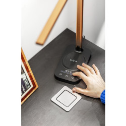 Tower IZVLEČNA  VGRADNA VTIČNICA , 1x FRANCOSKA VTIČNICA , 1xUSB A, 1xUSB C, KABEL 1.5m, ČRNA , INOX cap
