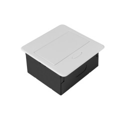 AVARO udubljena utičnica za namještaj, 1x Schuko utičnica, USB A+C, 1,5m kabel, bijeli
