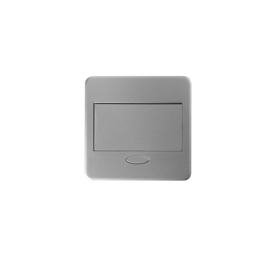 VGRADNA VTIČNICA  AVARO, 1xSHUKO, USB A+C, KABEL 1.5 m, ALUMINIJ