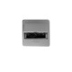 VGRADNA VTIČNICA  AVARO, 1xSHUKO, USB A+C, KABEL 1.5 m, ALUMINIJ
