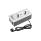 SOFT  VGRADNA VTIČNICA  2x OZEMLJITEV VTIČNICA , USB A+C, NAPAJALNI  KABEL Z VTIKAČEM,, BELA