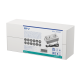 VGRADNA VTIČNICA  MULTISOFT, 2xSHUKO, USB A+C, RJ45, HDMI, KABEL 1.5 m, BELA