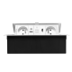 MULTISOFT  VGRADNA VTIČNICA  2x VTIČNICA Z OZEMLJITVIJO , USB A+C, RJ45, HDMI, NAPAJALNI  KABEL Z VTIKAČEM,, BELA