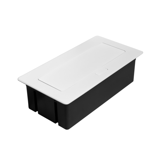 MULTISOFT  VGRADNA VTIČNICA  2x VTIČNICA Z OZEMLJITVIJO , USB A+C, RJ45, HDMI, NAPAJALNI  KABEL Z VTIKAČEM,, BELA