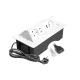 MULTISOFT  VGRADNA VTIČNICA  2x VTIČNICA Z OZEMLJITVIJO , USB A+C, RJ45, HDMI, NAPAJALNI  KABEL Z VTIKAČEM,, BELA