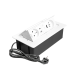 MULTISOFT  VGRADNA VTIČNICA  2x VTIČNICA Z OZEMLJITVIJO , USB A+C, RJ45, HDMI, NAPAJALNI  KABEL Z VTIKAČEM,, BELA