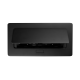 MULTISOFT Utičnica za namještaj 2x utičnica s uzemljenjem, USB A+C, RJ45, HDMI, Kabel za napajanje s utikačem, Crna