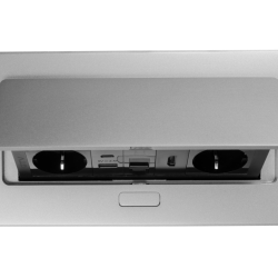 MULTISOFT  VGRADNA VTIČNICA  2x VTIČNICA Z OZEMLJITVIJO , USB A+C, RJ45, HDMI, NAPAJALNI  KABEL Z VTIKAČEM,, ALUMINIJ