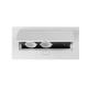 Utičnica za namještaj 2x schuko utičnica, USB A+C, bez kabela, bijela