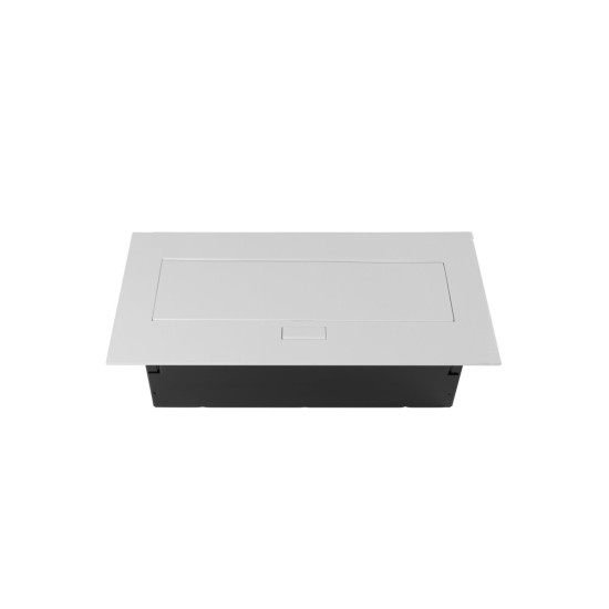 Utičnica za namještaj 2x schuko utičnica, USB A+C, bez kabela, bijela