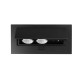 Utičnica za namještaj 2x schuko utičnica, USB A+C, bez kabela, crna