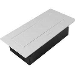 VGRADNA VTIČNICA  2x VTIČNICA Z OZEMLJITVIJO , USB A+C, NAPAJALNI  KABEL Z VTIKAČEM,, BELA