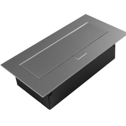VGRADNA VTIČNICA  2x VTIČNICA Z OZEMLJITVIJO , USB A+C, NAPAJALNI  KABEL Z VTIKAČEM,, ALU