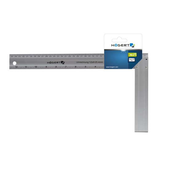 Kutnik stolarski aluminijski  350x 190mm