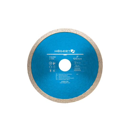 Dijamantni disk kontinuirani 125 mm
