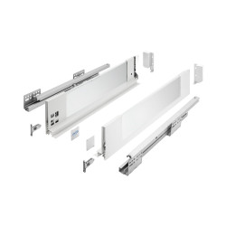 AXIS PRO GTV ladica H = 116, L = 400, meko-zatvorena, strana sa staklom, bijela