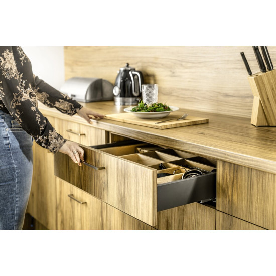 Ladica AXISPRO 350mm antracit - niska H84