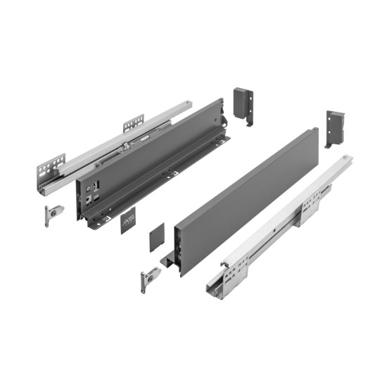 Ladica AXISPRO 500mm antracit - niska H84