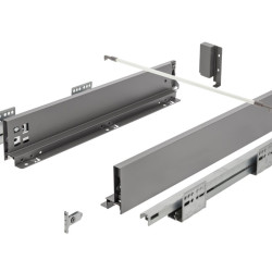 AXIS PRO GTV PREDAL PUSH TO OPEN H=86 MM, L=550 MM,  POPOLNI IZVLEK, ANTRACIT