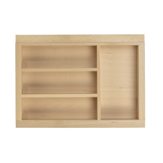 Drveni organizator za Modern Box / Axis L=450mm, prilagodljivi