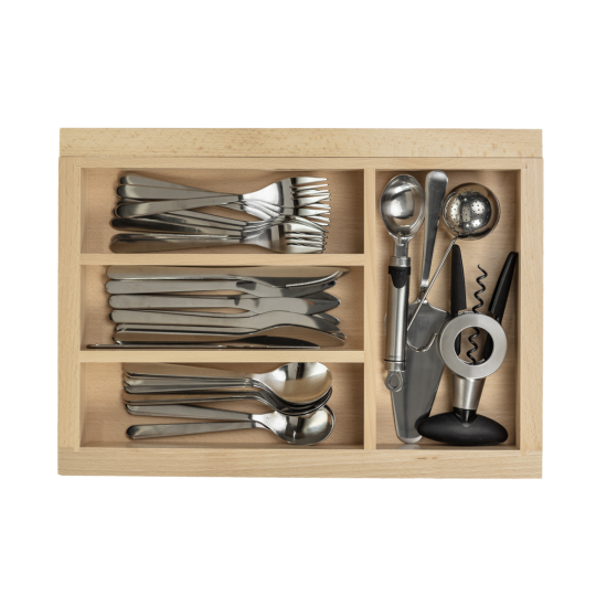 Drveni organizator za Modern Box / Axis L=450mm, prilagodljivi