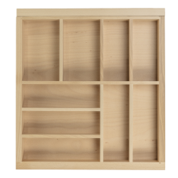 Drveni organizator za Modern Box / Axis L=600mm, prilagodljivi