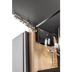 GTV HORIZON lift, P2O prednja visina 400-650 mm, prednja težina 8-12 kg, sila 2500-5200, crna