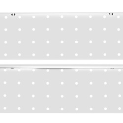 Perforirani bok za ModernBox®, visoki, L=500, bijeli