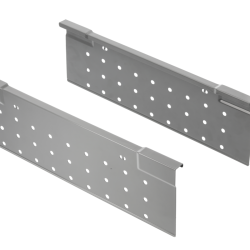 Perforirani bok 500mm za visoku ladicu MODERN BOX SQUARE bijeli