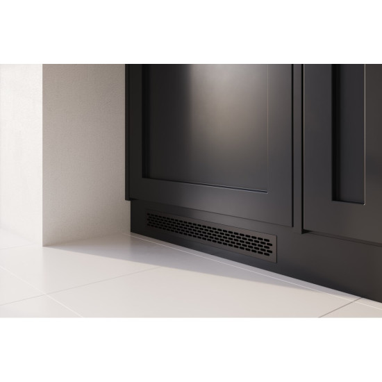 Ventilacijska rešetka (mala 245mm) crna anoda