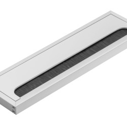 Stolni otvor za kablove MERIDA, 80x280, aluminij