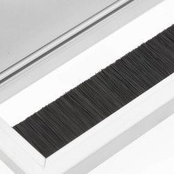 Stolni otvor za kablove MERIDA, 80x280, aluminij