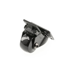 POHIŠTVENO KOLO GTV CALIBRO, H=50,5 MM, FI35 MM, Z ZAVORO, PLASTIKA + KOVINSKI, ČRNA
