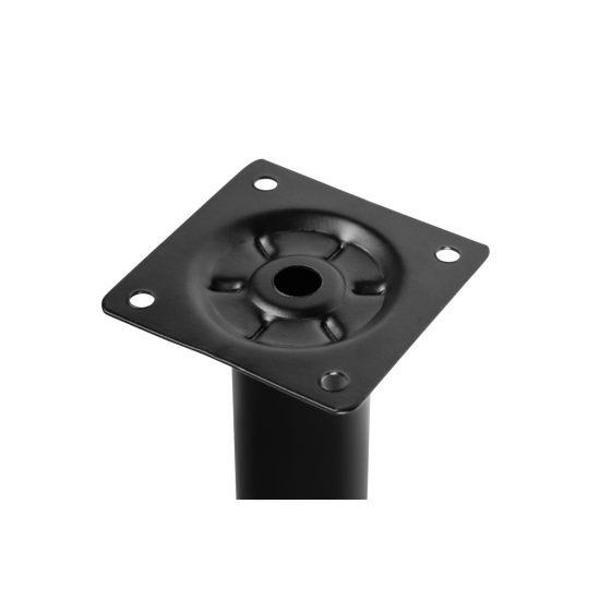 GTV BD-100 noga za namještaj, cilindrična, H=100 mm, fi30 mm, čelik, crna