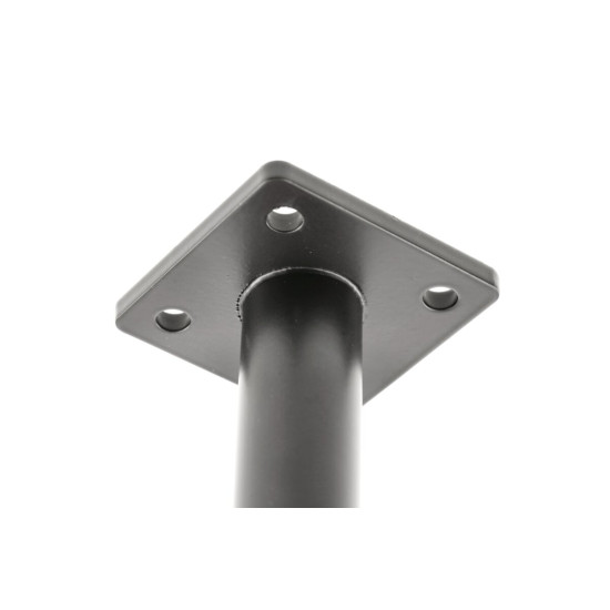 GTV RONDA SIMPLE noga namještaja, konzolna, H = 180 mm, fi25 mm, čelik, crna mat