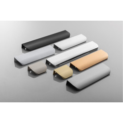 Aluminijska ručka HEXA C = 32 mm svijetlo četkano zlato