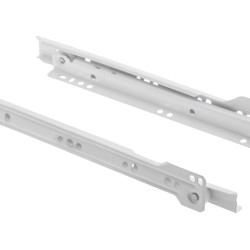 Samouvlačna vodilica ladice GTV L-550 <0,9mm> bijela