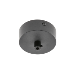 Aluminijska rešetka sa steznim priključkom i stropnim kabelom za svjetiljku, 80x28mm, crna