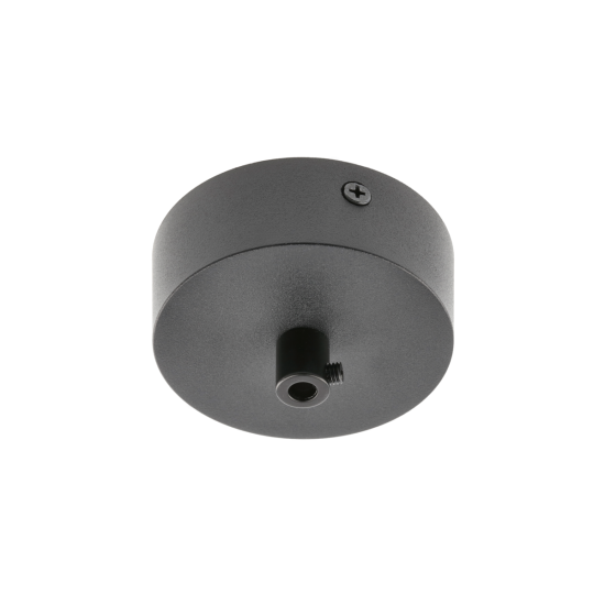 Aluminijska rešetka sa steznim priključkom i stropnim kabelom za svjetiljku, 80x28mm, crna