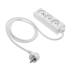 KABEL PODALJŠEK FRANCOSKA VTIČNICA 3 VTIČNICA , 3m 3x1,00MM2