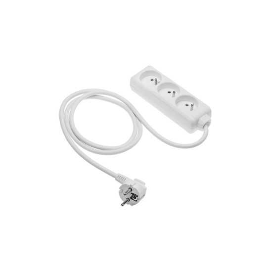 Produžni kabel  za kućnu uporabu  3 utičnice, 3m 3x1,00MM2